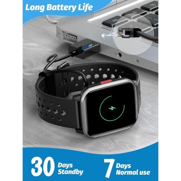 🆕 Kids Smart Watch Black Multiple Sports Modes Pedometer Stylish Cute Design - Picture 7 of 13